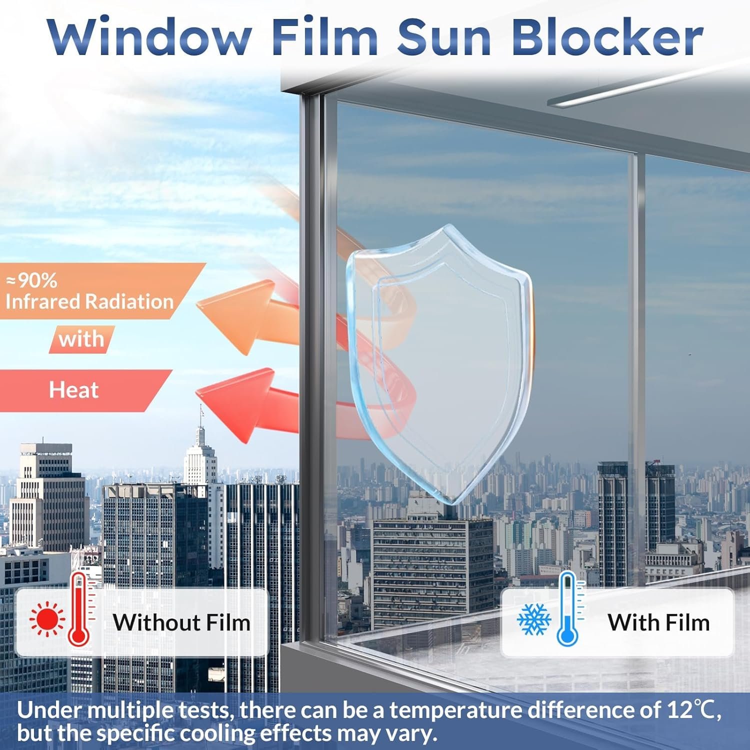 abbitgoo Heat Reflective Window Film