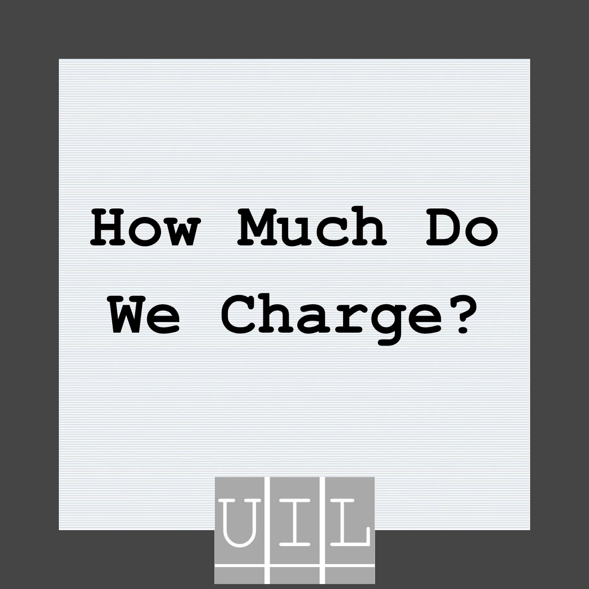 How Much Do We Charge - PDF