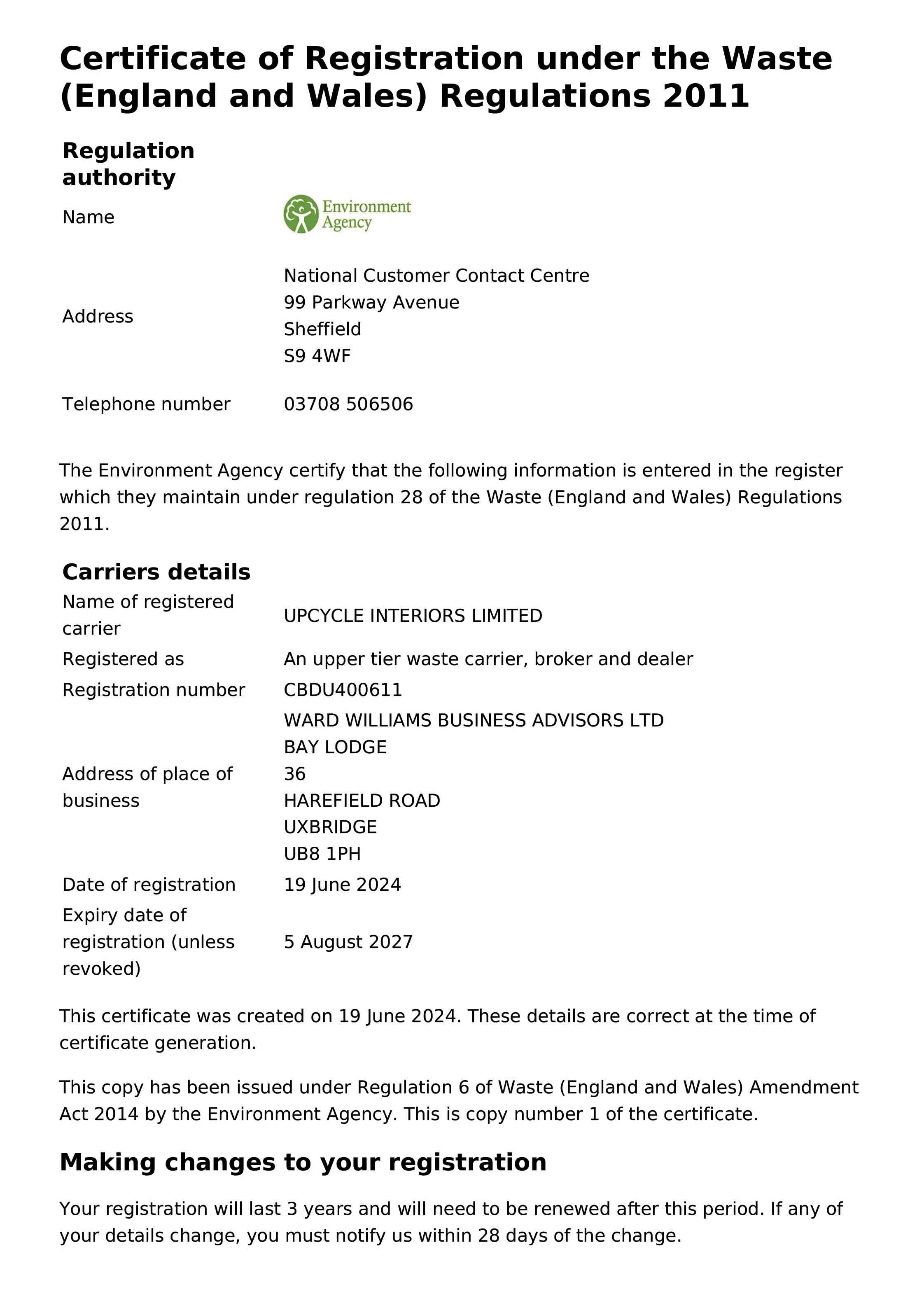 UIL Waste Licence CBDU400611.jpg