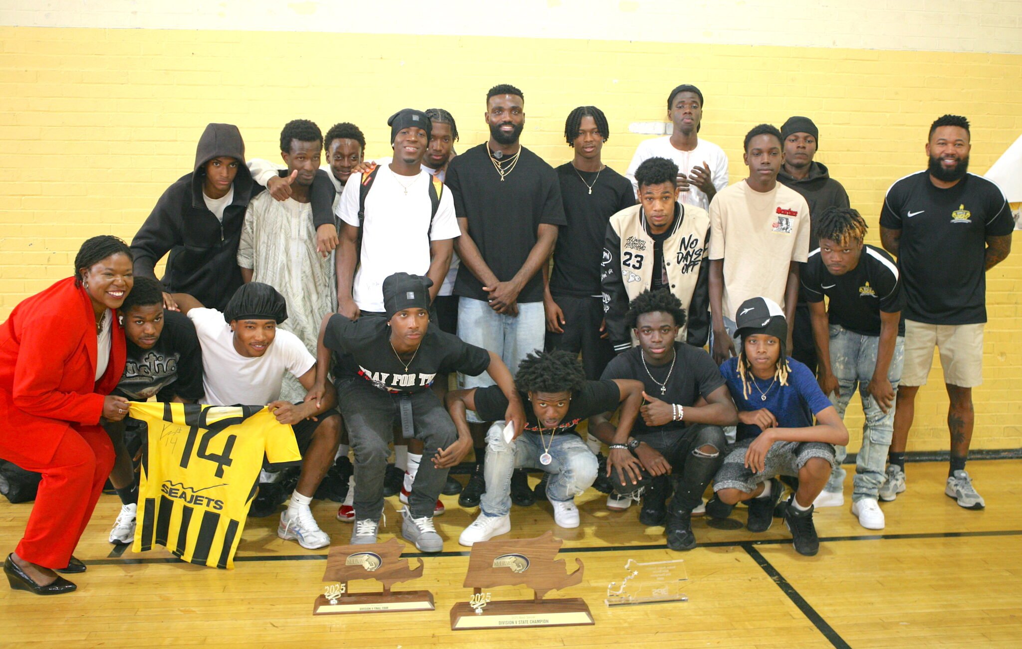 Haitian soccer star Frantzdy Pierrot visits Dorchester’s BINCA campus