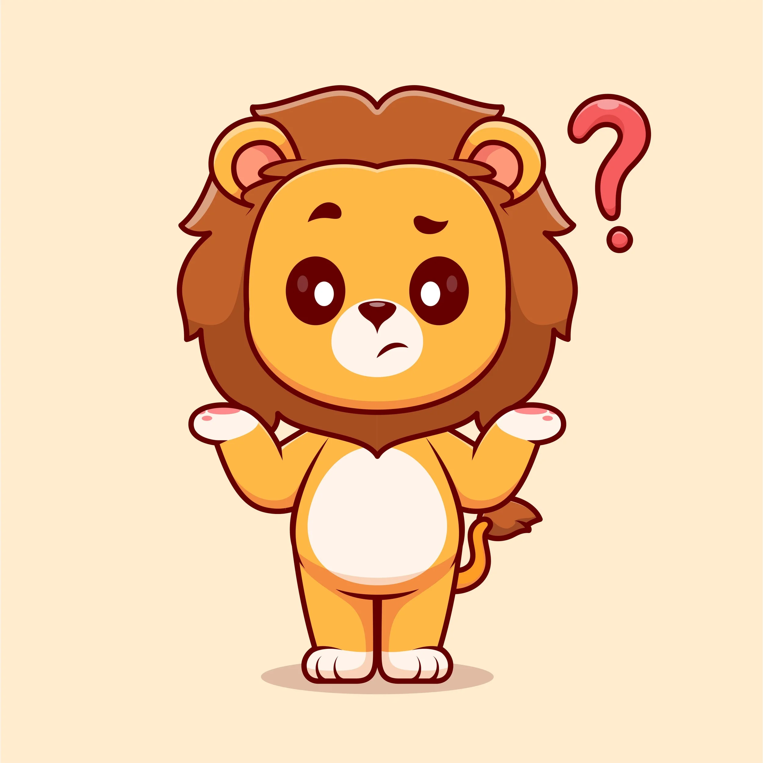 Confused Lion