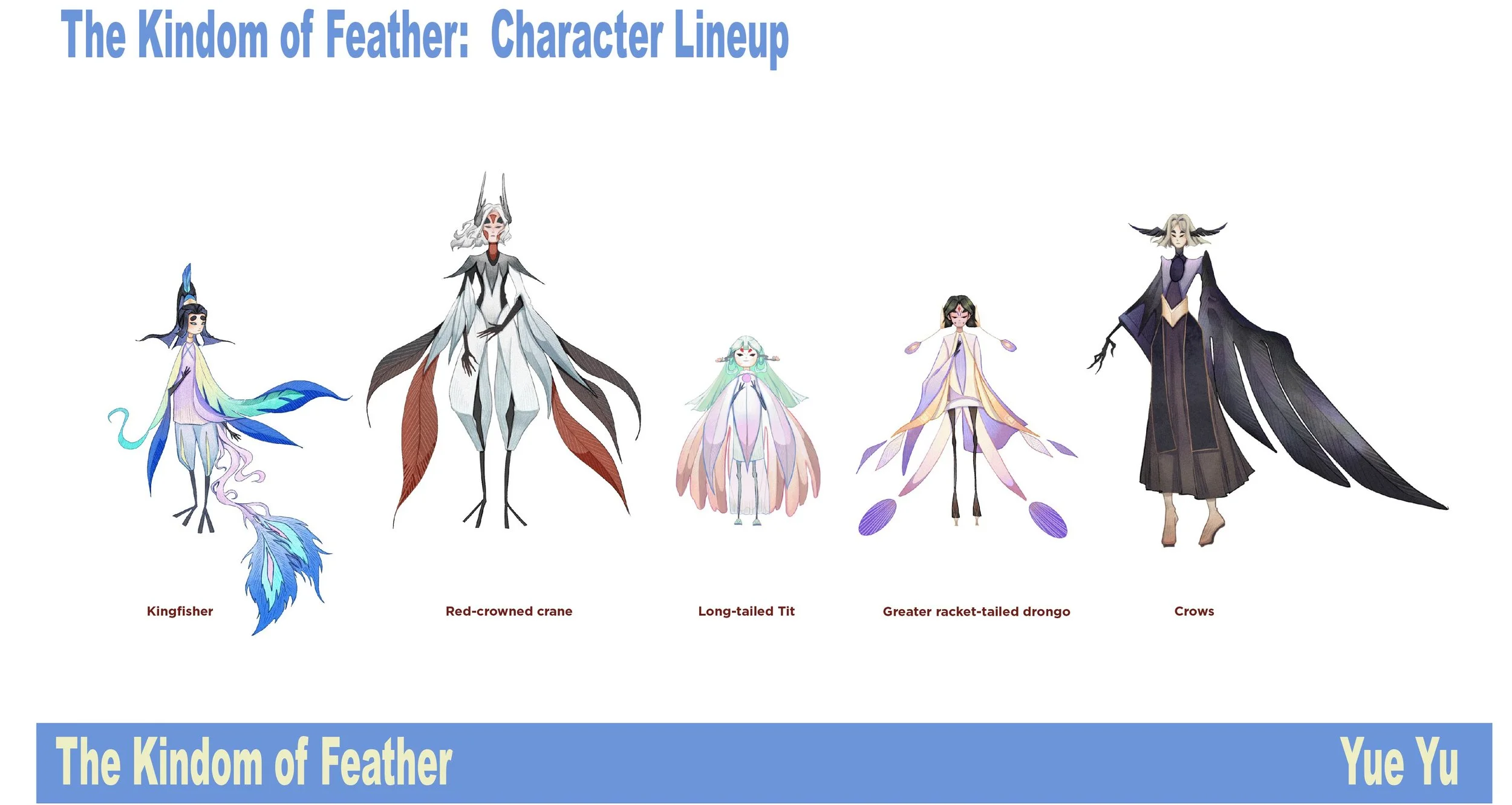 The Kindom of Feather:  Character Lineup