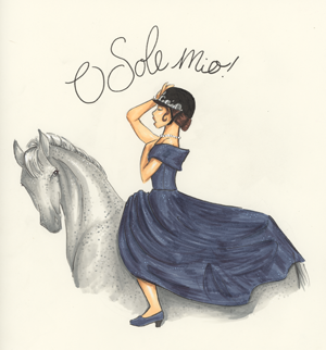 Get a visceral ride on horseback like an opera singer who sings with passion.