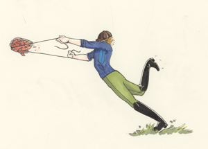 Keeping a horseback rider's brain from running away with anxious thoughts, rider mental training.