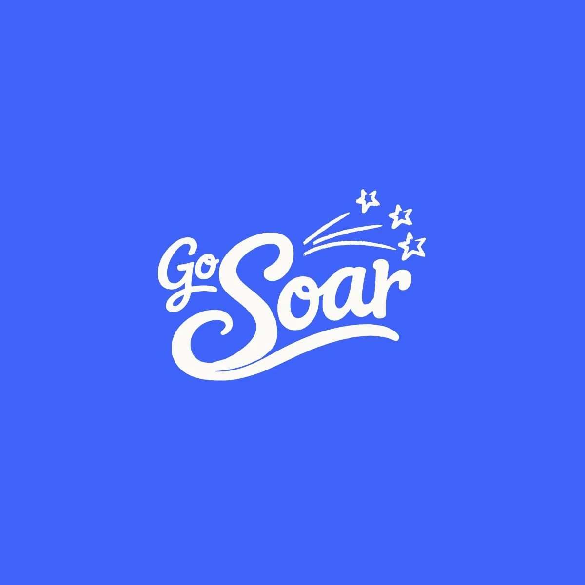 Go Soar logo on Cobalt background