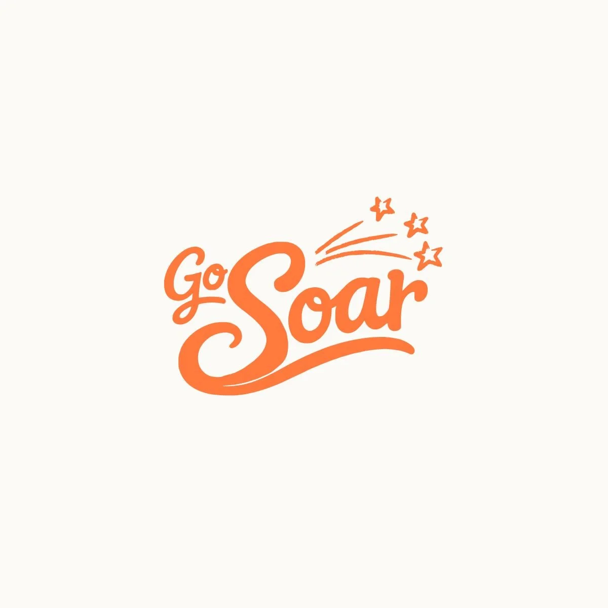 Go Soar logo on Off-White background