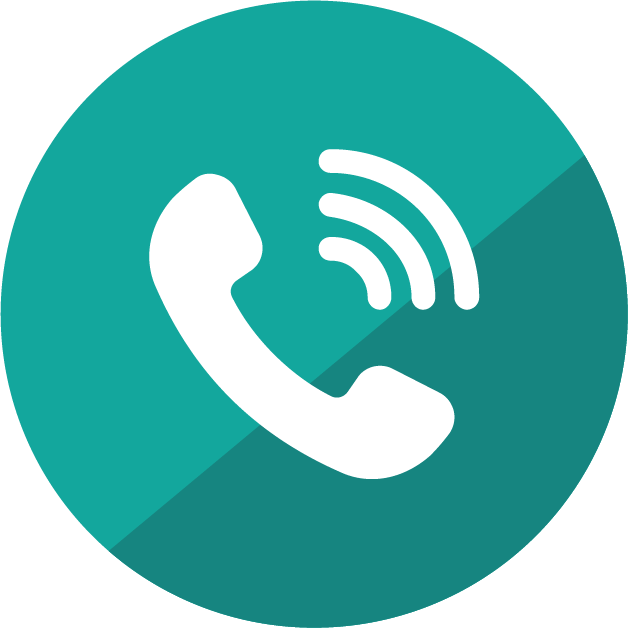 phone icon links to phone number