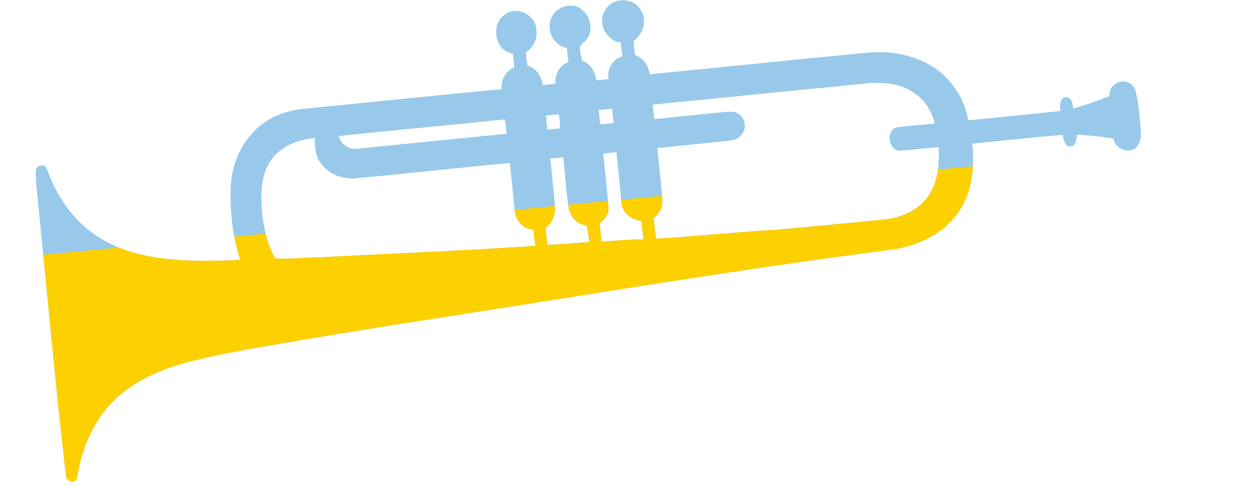 Cross-sectional diagram of a submarine showing the hull, ballast tanks, and internal piping systems in blue and yellow, highlighting structure and mechanisms.