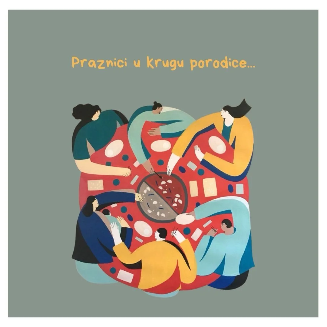 Praznici se često povezuju sa mirom. Nekad zaista jesu takvi. U nekim porodicama su to trenuci bliskosti, zajedničkih aktivnosti, uspomena koje se pamte.
Ali u nekim porodicama, praznici mogu da donesu i ne&scaron;to drugo. 
Stare uloge. 
Stare priče