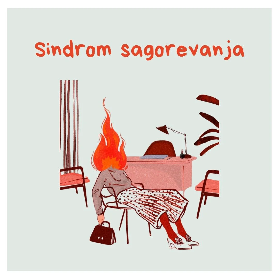 Sindrom sagorevanja (burnout) je stanje dugotrajne mentalne i emocionalne iscrpljenosti usled kontinuiranog stresa, najče&scaron;će vezanog za posao, koje vremenom dovodi do pada energije, motivacije i osećaja efikasnosti. 
Burnout ne dolazi odjednom