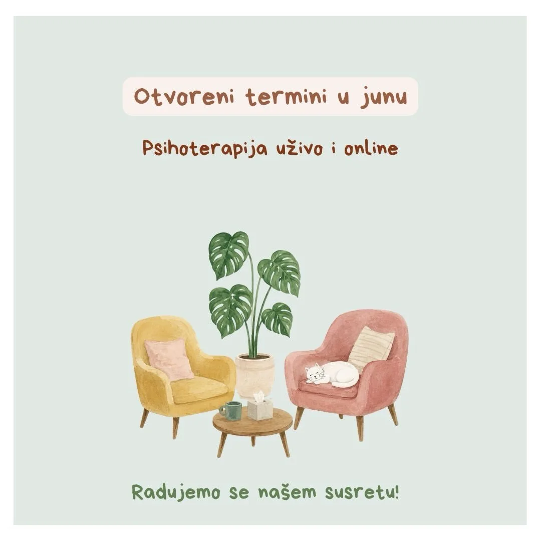 U junu smo tu za susret, razumevanje i podr&scaron;ku. 💫 Za vi&scaron;e informacija i zakazivanje, može&scaron; nam pisati u DM ili kontaktirati putem brojeva telefona: 
061 683 3930 i 062 871 1337🌸

&mdash;&mdash;&mdash;&mdash;&mdash;&mdash;&mdash