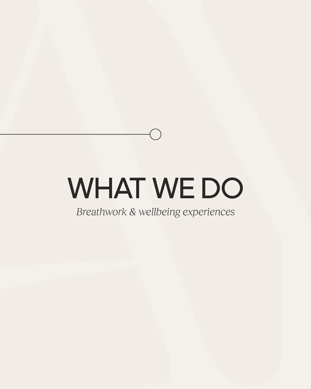 Different spaces, one intention:
helping people reconnect with their breath, body and balance.

This is what we do.