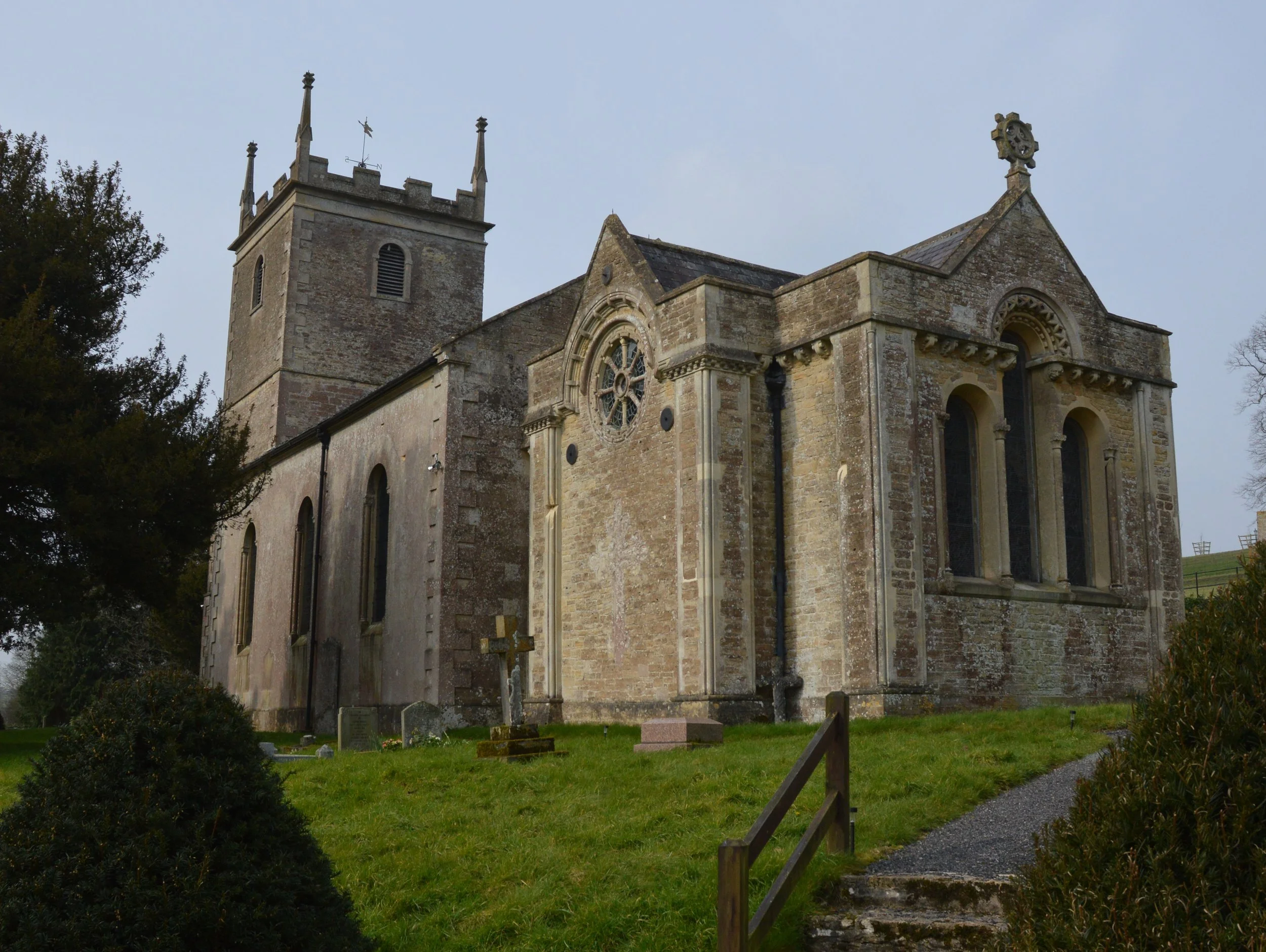  MARSTON BIGOT CHURCH -  
This small Church of St Leonard was built in stone and opened in 1789. It was constructed on the site of an earlier church.
