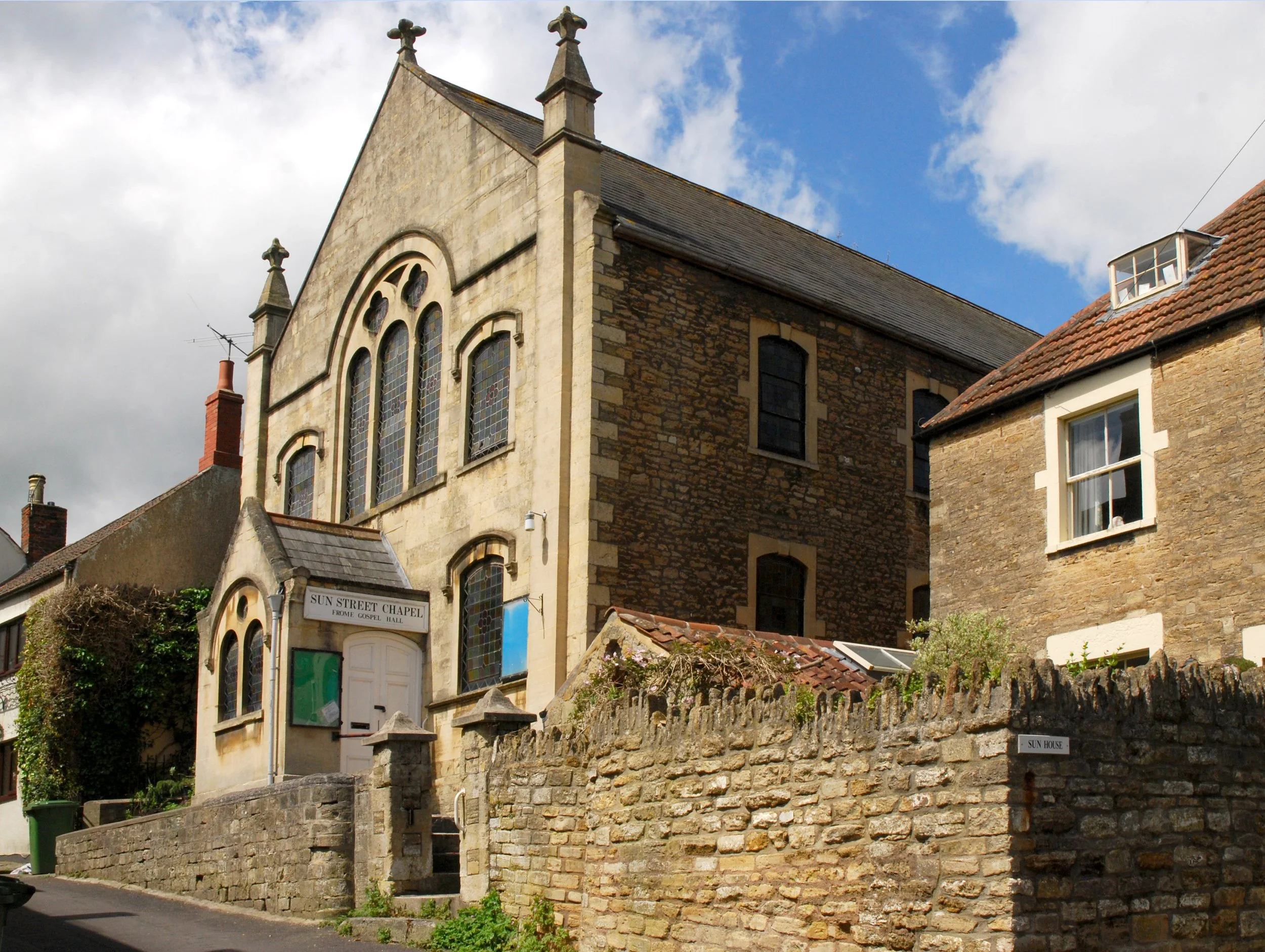  SUN STREET CHAPEL 
This chapel has been closed for some years but is used occasionally.
