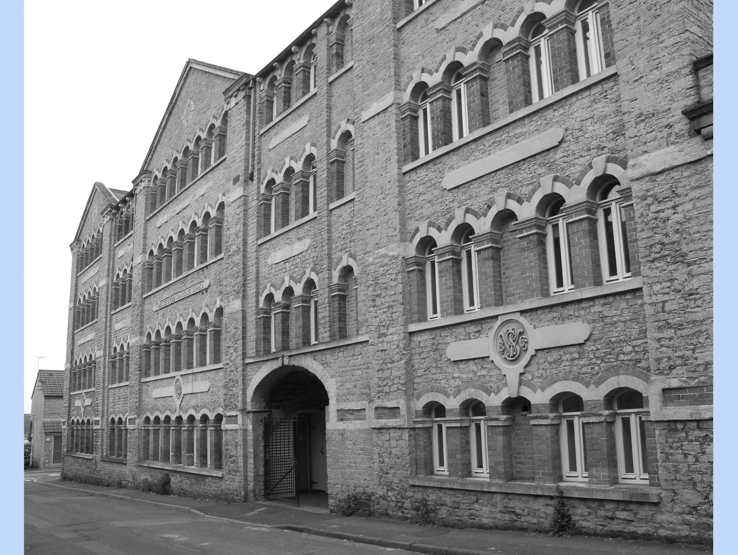  BUTLER & TANNER SELWOOD PRINTING WORKS -  
A Mr Butler relocated his Frome town centre printing works to Selwood Road and about 1857 Joseph Tanner was taken on as partner. By 1892 they were employing between 400 and 500 people.
