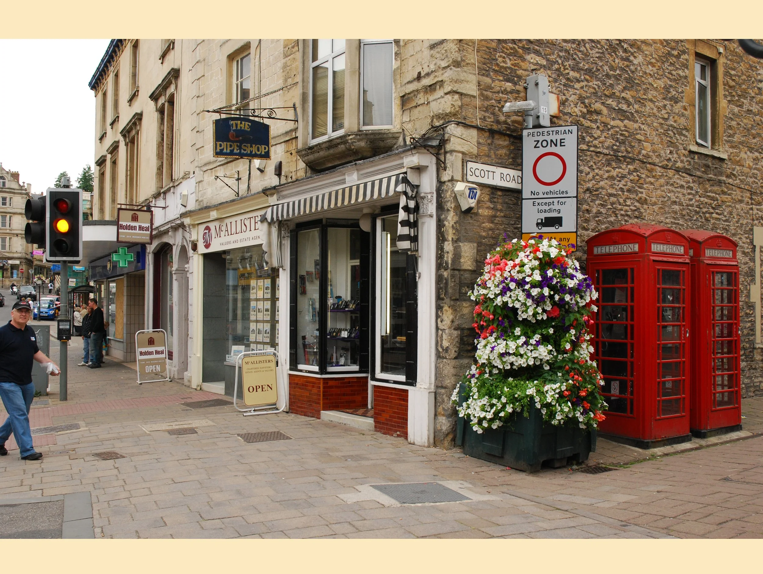  THE PIPE SHOP -  
On the corner of the Market Place and Scott Road was the Pipe Shop. It closed in 2019, a sure sign of changing times and habits.

