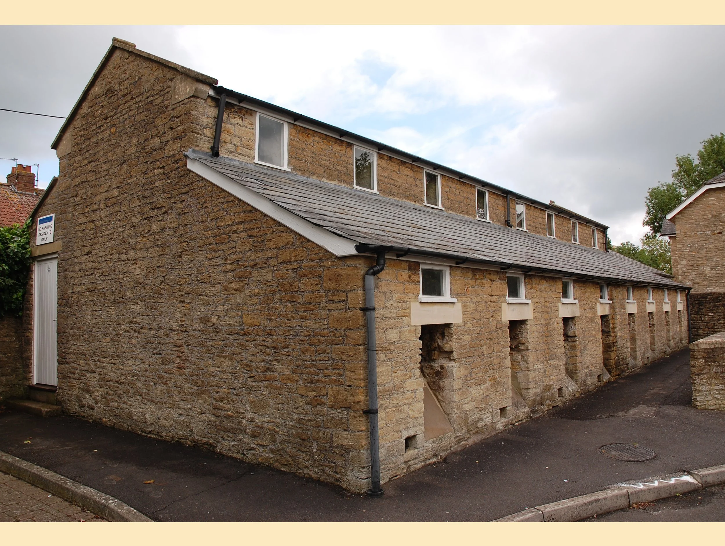  THE TRAMPS QUARTERS -  
In 1837, a new regulation was introduced which required food and a night’s shelter to be given to any destitute person in case of ‘sudden or urgent necessity’ in return of them performing a task of work. 
