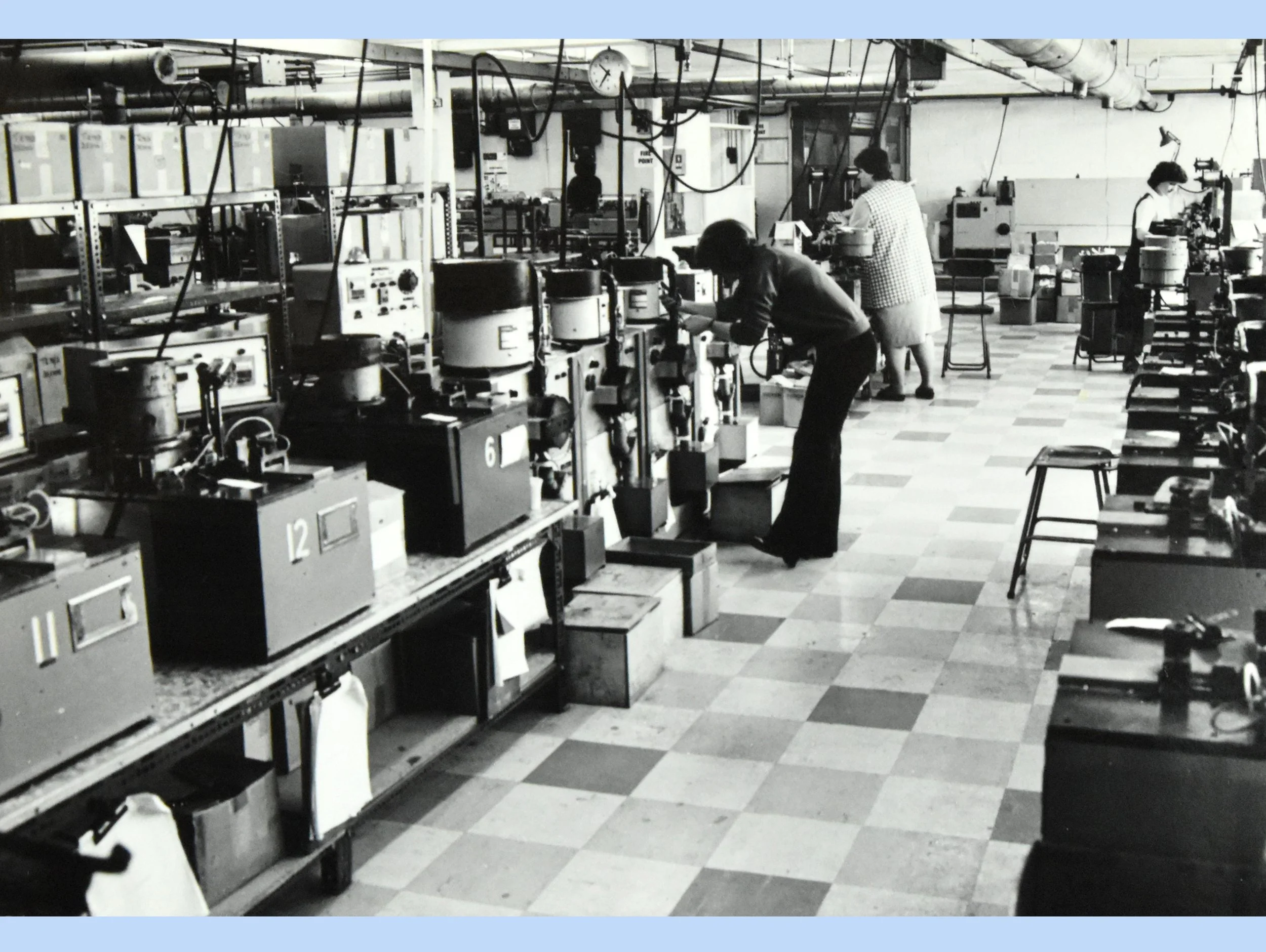  BESWICKS WORKFORCE -  
After the war Beswicks became the largest manufacturer of the domestic fuse, with their trademark Alert or Bussmann seen on each one. 