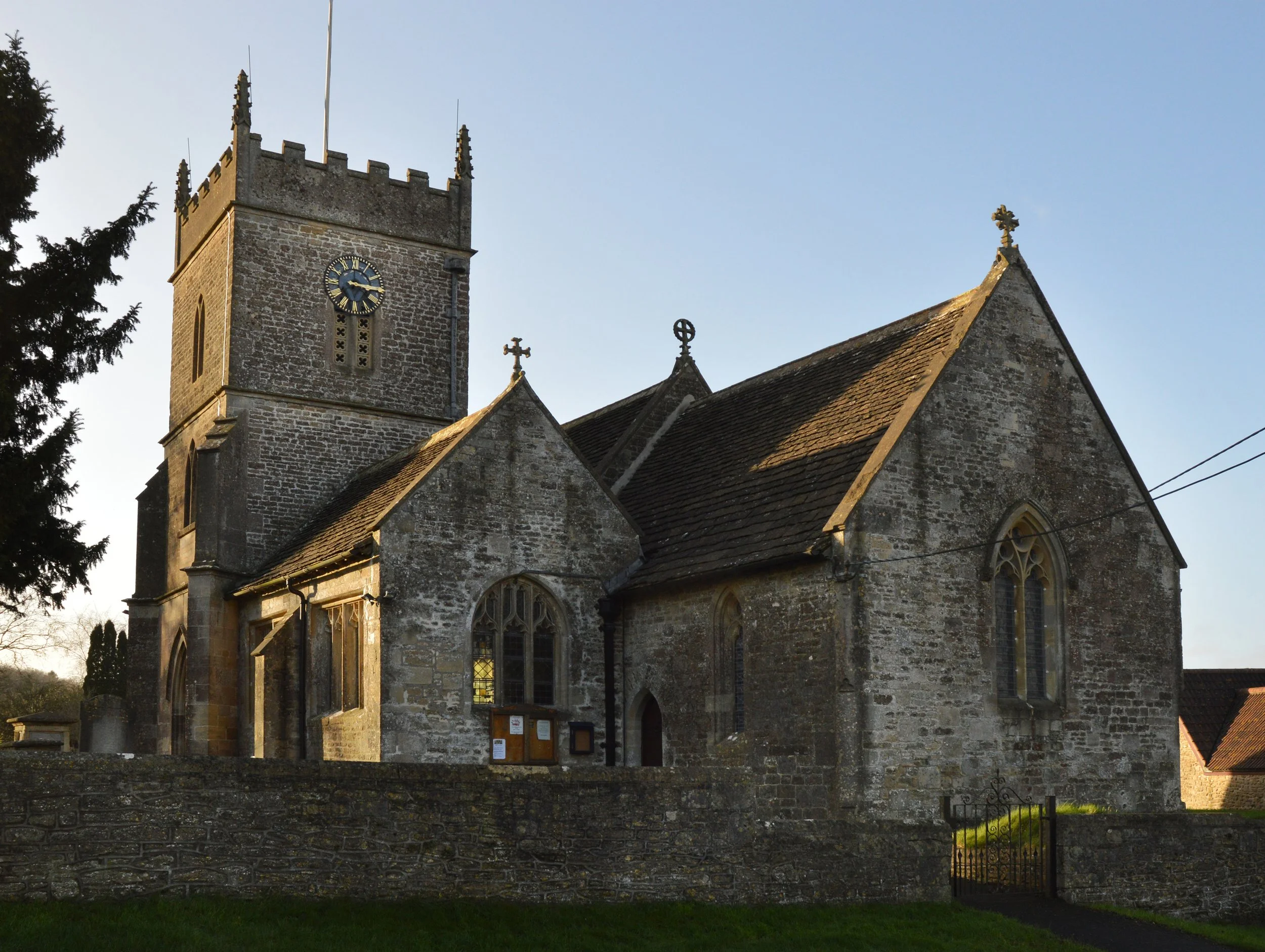  WANSTROW CHURCH -  
In Wanstrow the Church of The Blessed Virgin Mary is a 15th century building.
