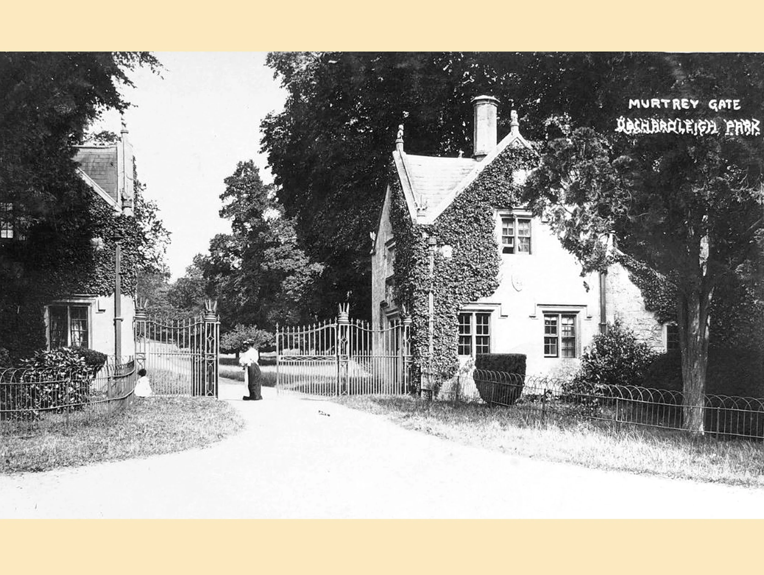  ORCHARDLEIGH -  
Orchardleigh is a parish partly bounded by the Frome River 2 miles north of Frome. The church, St Mary’s, stands on an island in a lake, in the park, and is a small edifice of stone in the Early English style. Orchardleigh Park, onc