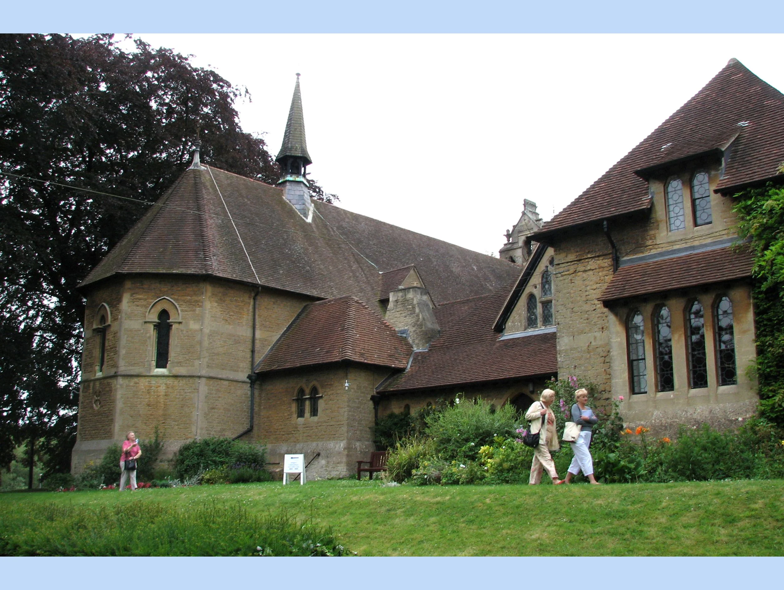  St MARY THE VIRGIN CHURCH 
St Mary's Church was built in 1863 and is quite small but has a beautiful, decorated sanctuary ceiling.
