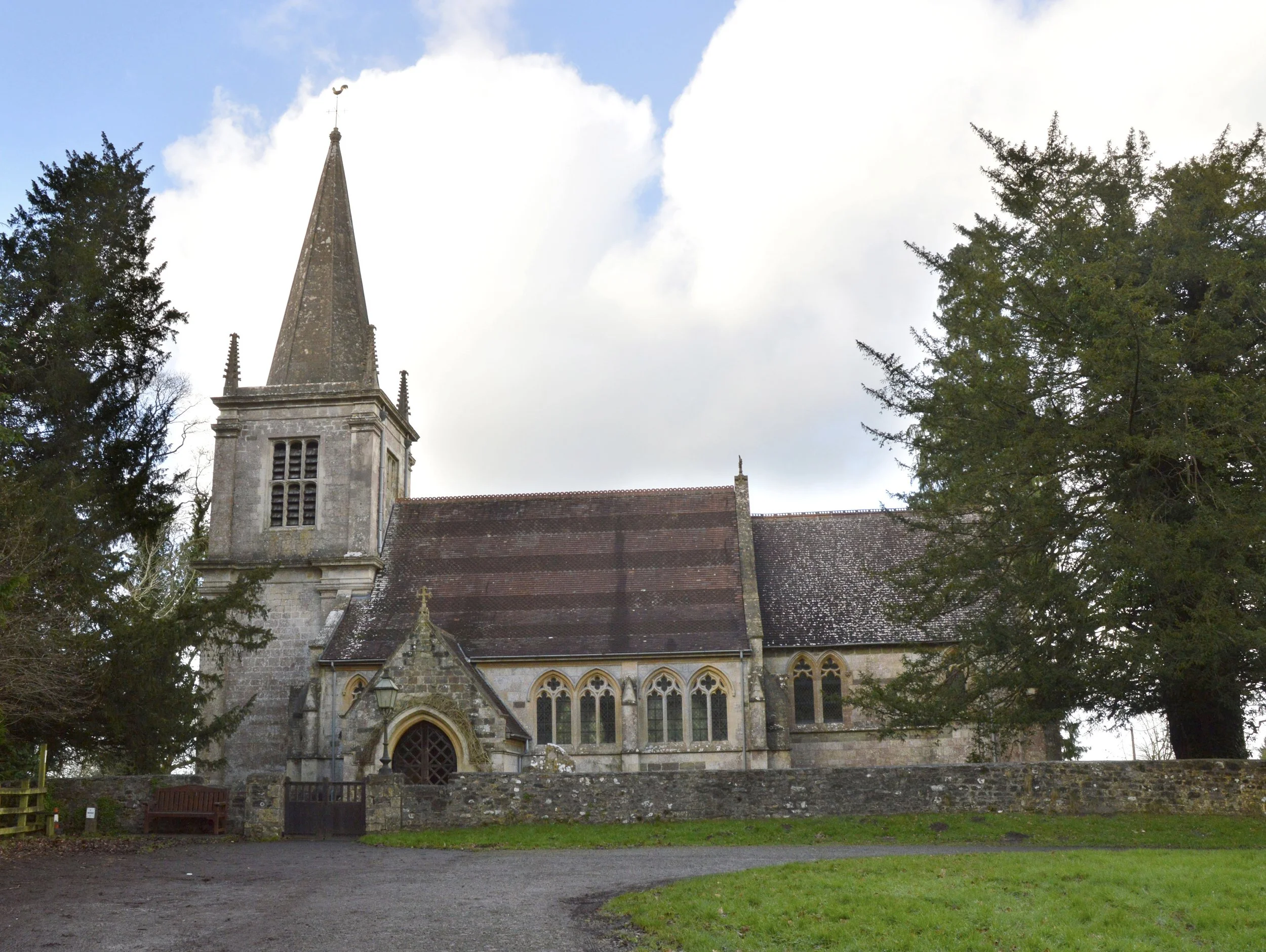  WOODLANDS (East & West) -  
Most of this area belonged to the Longleat Estate run by the Thynne family and many estate workers lived in the village. St Katharine’s Church was built between 1711 and 1714 for the benefit of the parishioners. The annua
