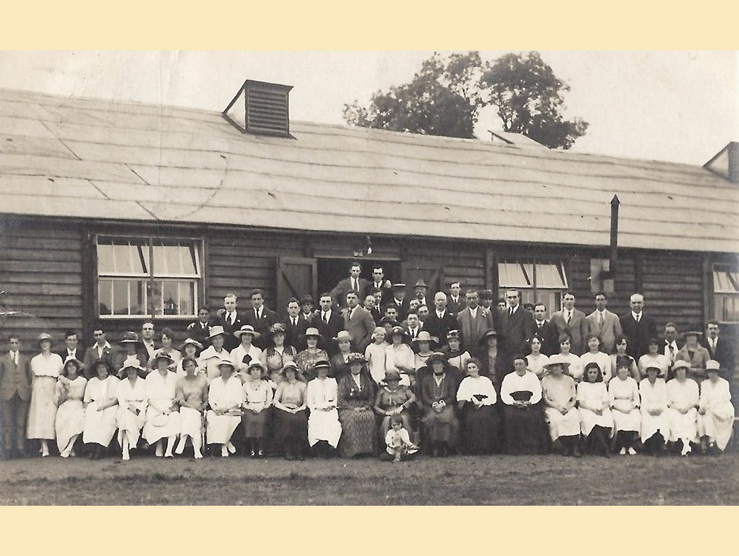  RED TRIANGLE HUT -  
This large wooden, much loved, building in the Mary Bailey Playing Field was constantly in use by lots of sports clubs and other activities in the town. It was also requisitioned during WW2.

