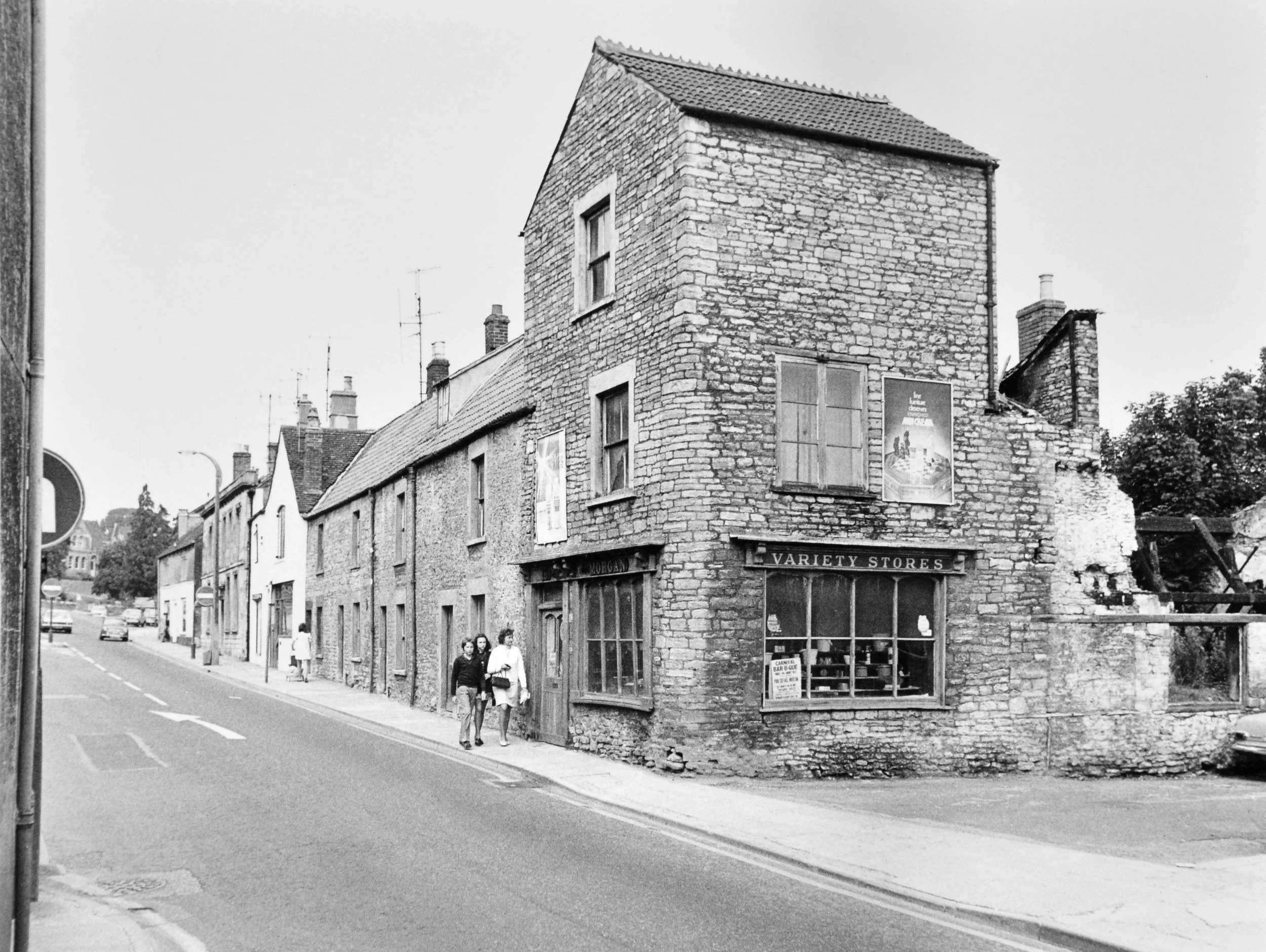  CHRISTCHURCH STREET EAST -  
The tall building was Morgan’s Variety Stores,  on the corner of Blind House Lane which leads to St John’s Church.
