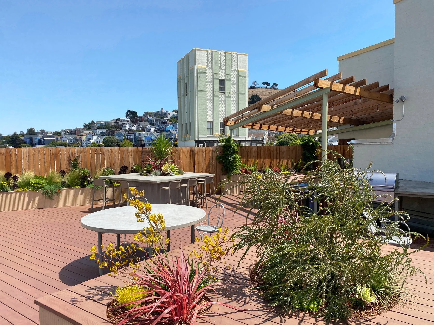Chavez Roof Terrace — Construction: Percho’s Construction. Architecture & photography: Haddock Studio.