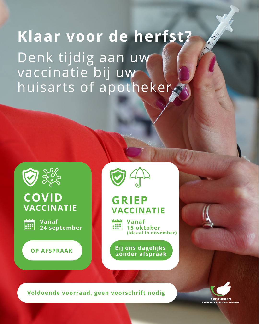 Het najaar komt eraan…