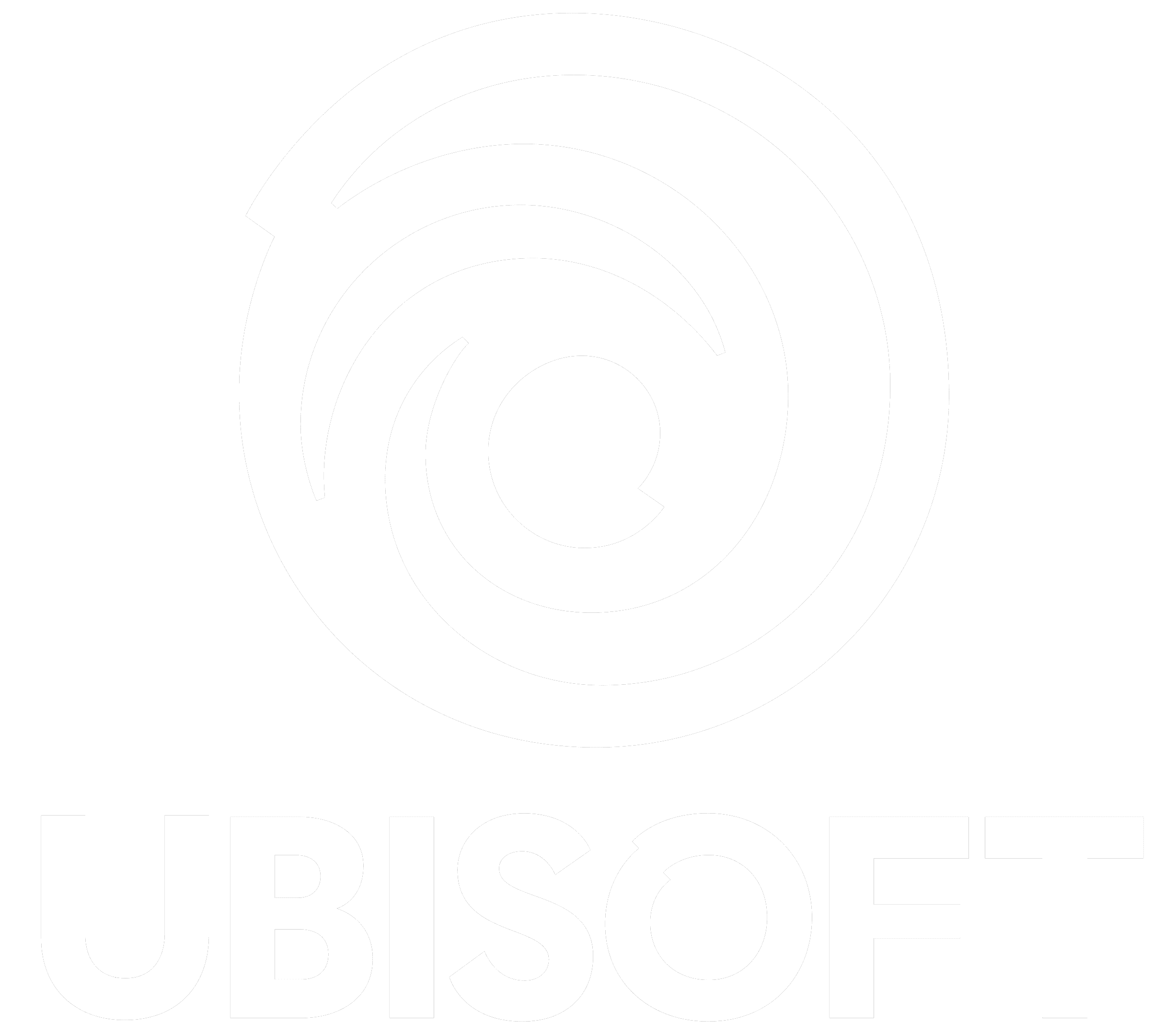 Black background with white concentric circles and the text 'USD' and 'UBS' in large capital letters.