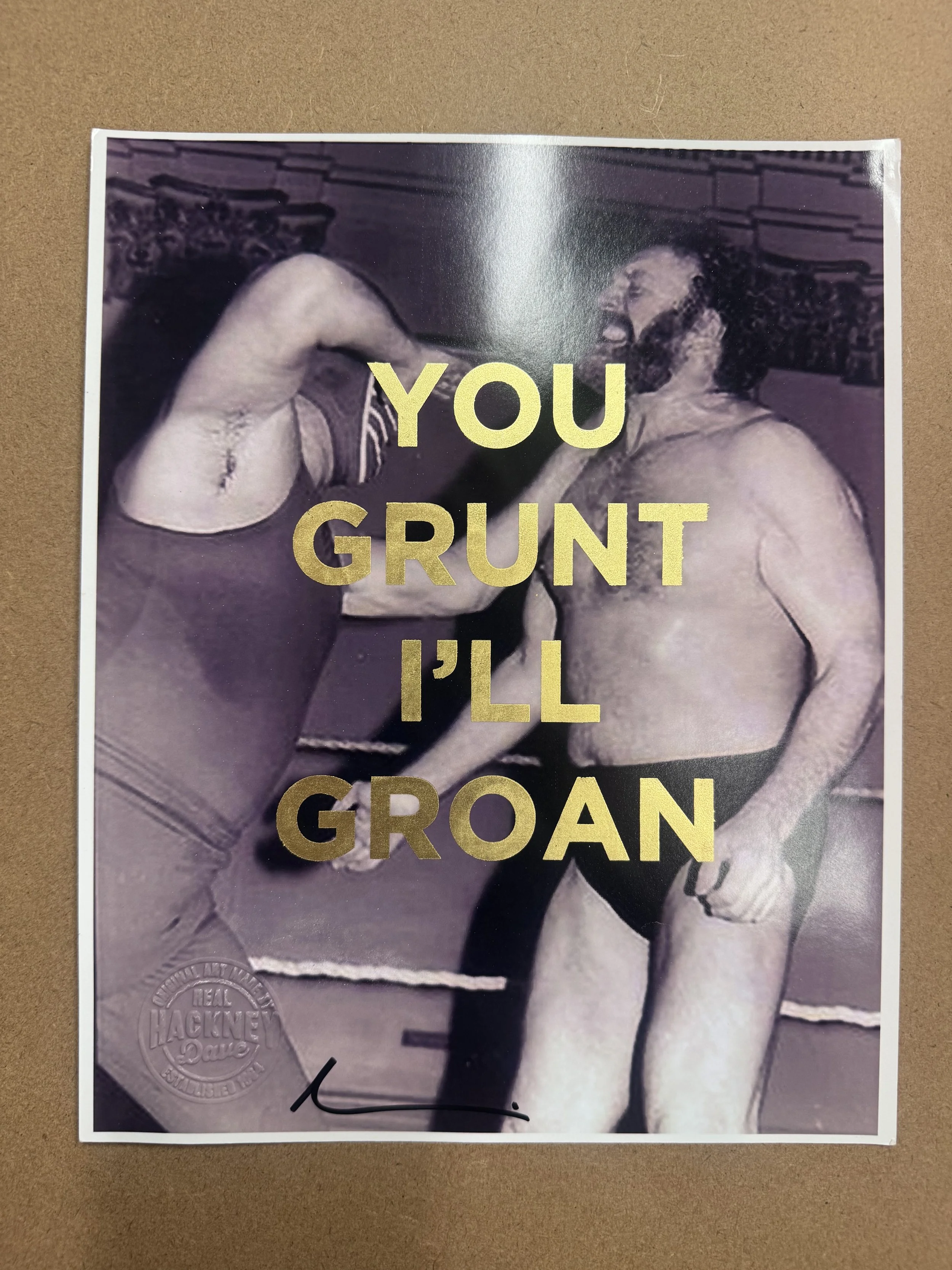 "You'll Grunt, I'll Groan [5]" by Dave Buonaguidi