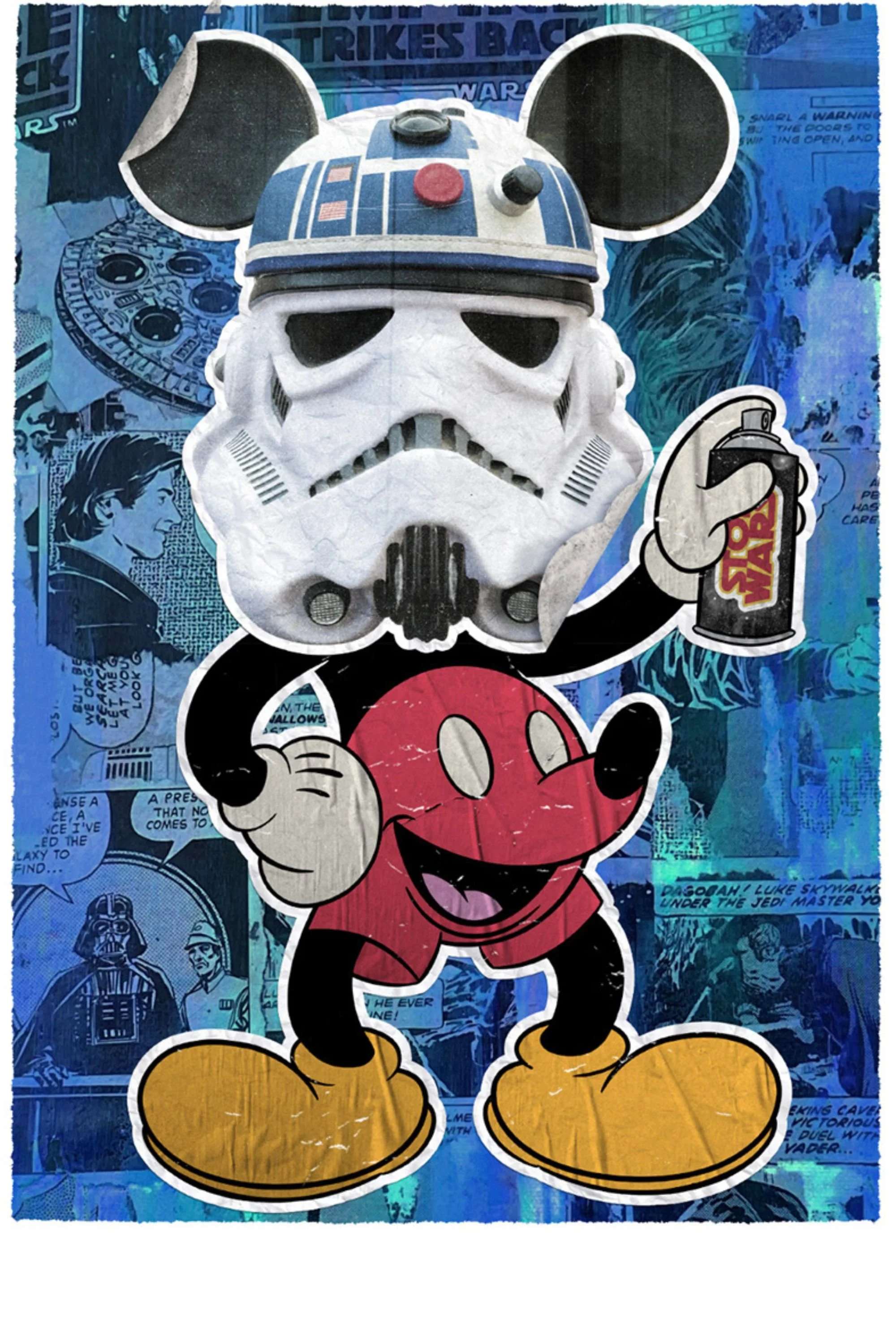 "Twisted Trooper" limited edition giclee print by Villain