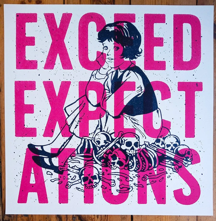 "Better Betty (Exceed)" limited edition screenprint by BEAST