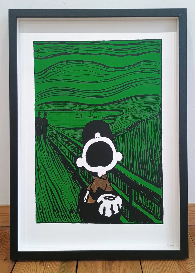 "Scream" 3rd edition limited edition screenprint by Mandy Doubt