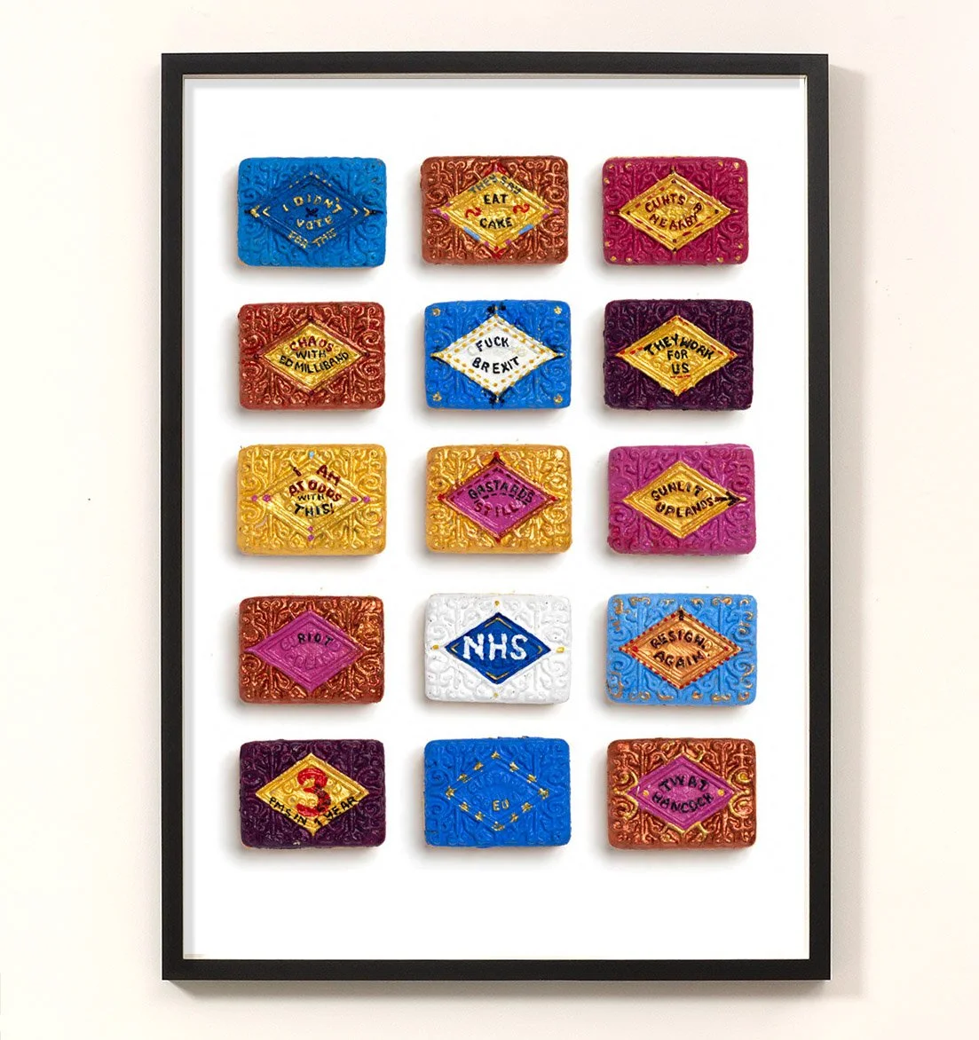 "Protest Biscuits '22" limited edition print by Sian Superman