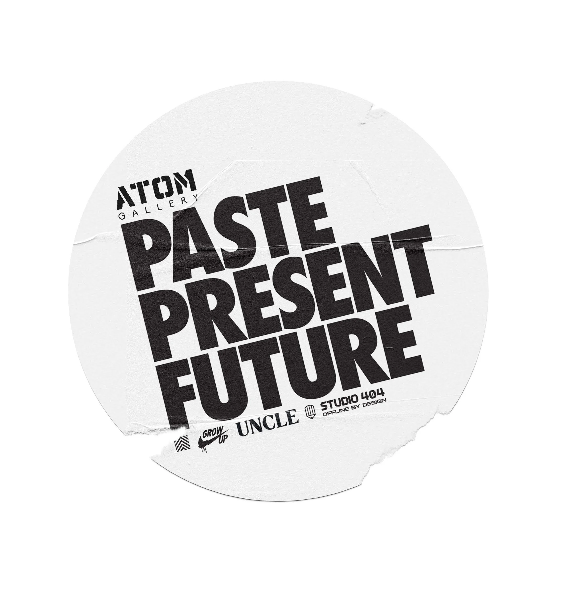 paste present future | artworks arrive at atom 