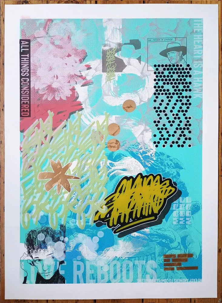 "Change My Mind" limited edition screenprint by Richard Pendry