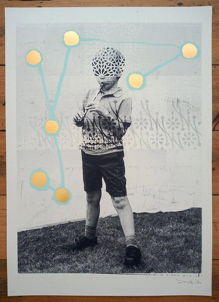 "Piper" limited edition screenprint by Donk