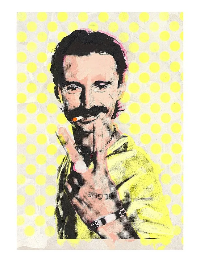 "Begbie goes pop" Limited edition giclee print by Grow up
