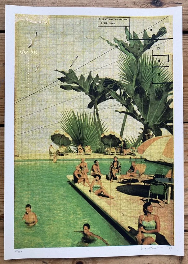 "Tropical Swim" (A3) by Maxine Gregson