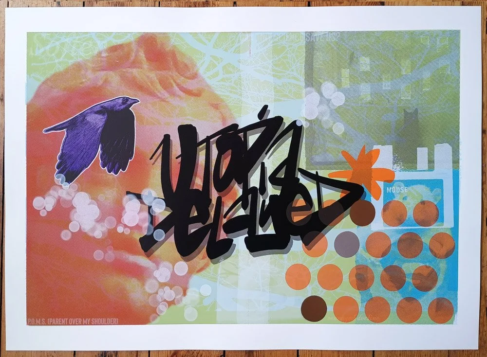 "Soften" limited edition screenprint by Richard Pendry