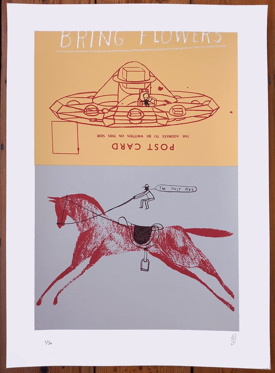 "They Know" limited edition screenprint by David Bray