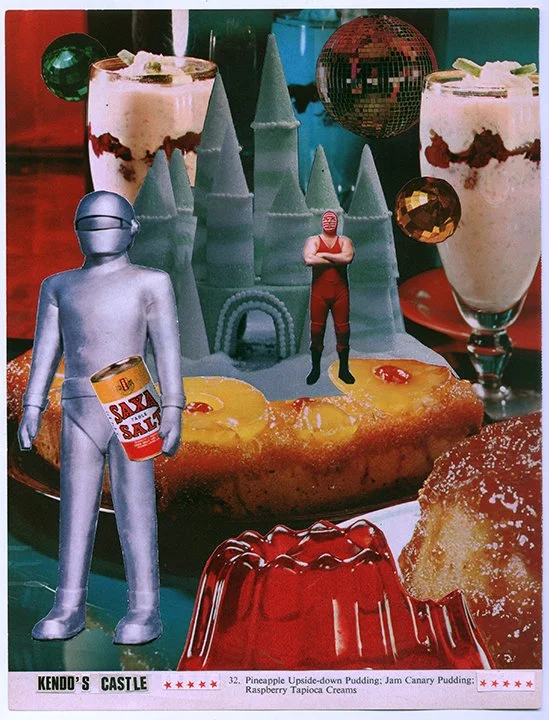 "Kendo's Castle" Original collage by Matt Littler.