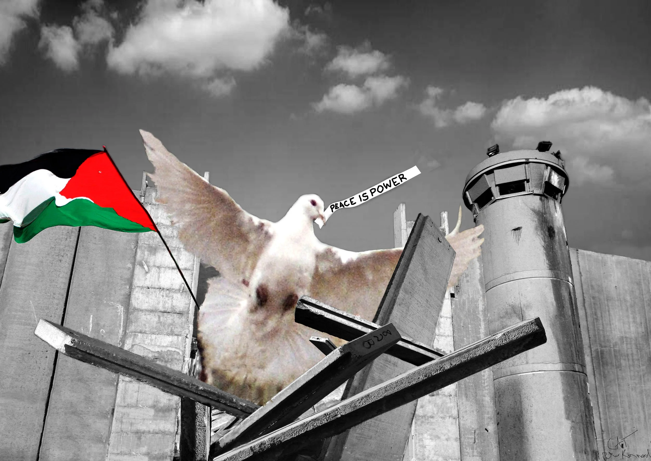 "Peace is Power" Limited Edition Giclee Print by Kennard Phillipps