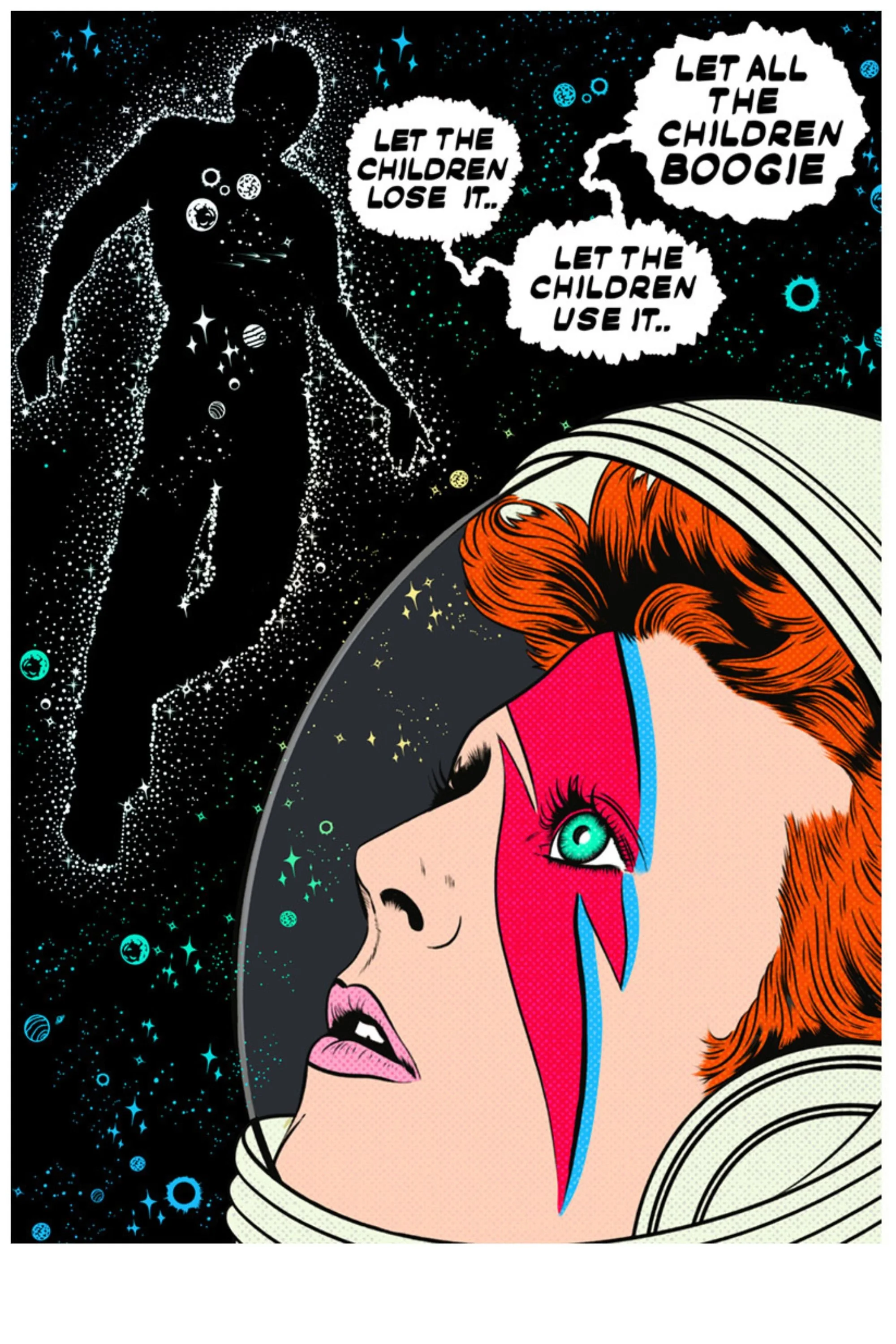 "Starman" limited edition giclee print by Villain