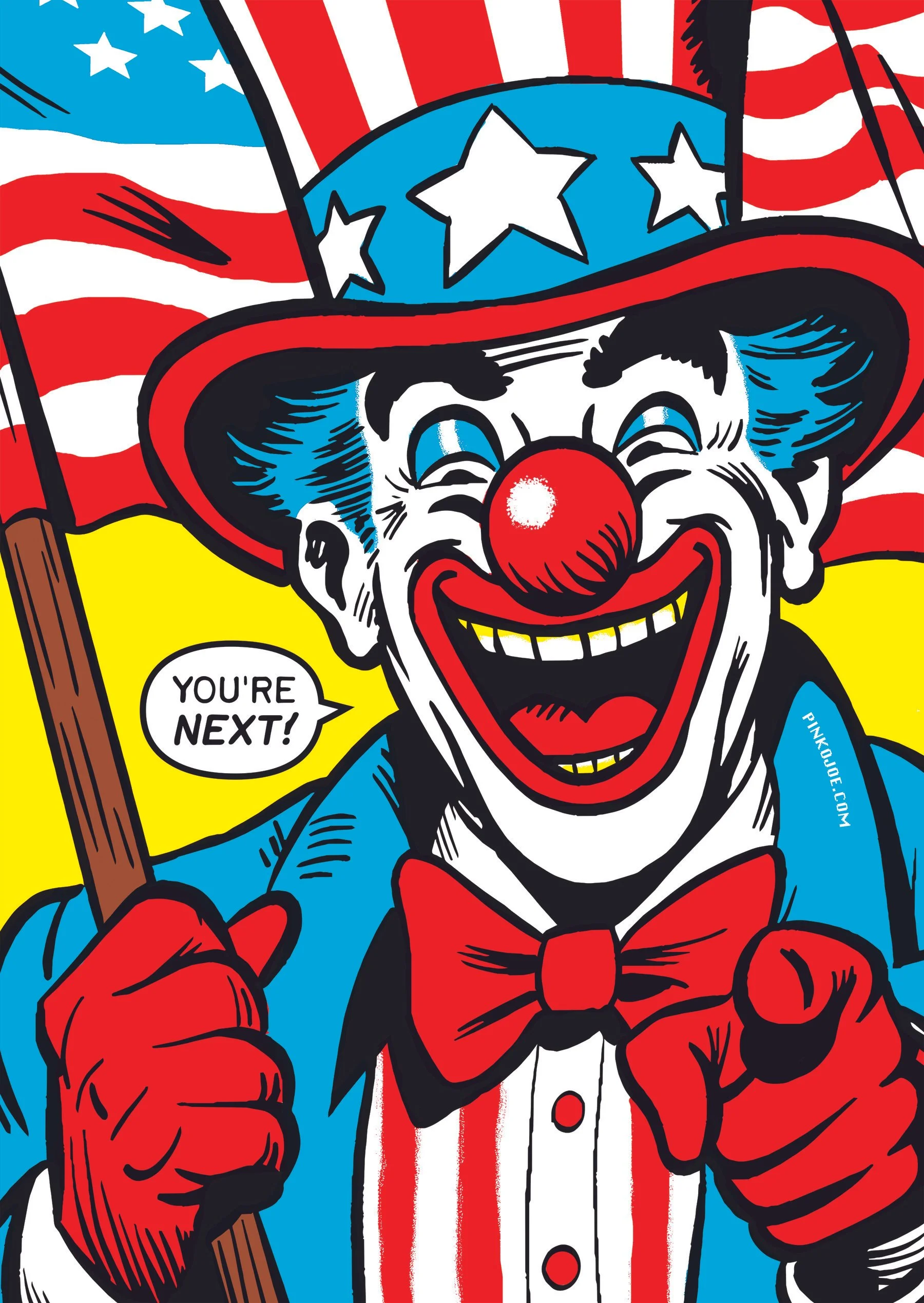 "You Are Next!" Limited Edition Risograph Print by Christopher Sperandio