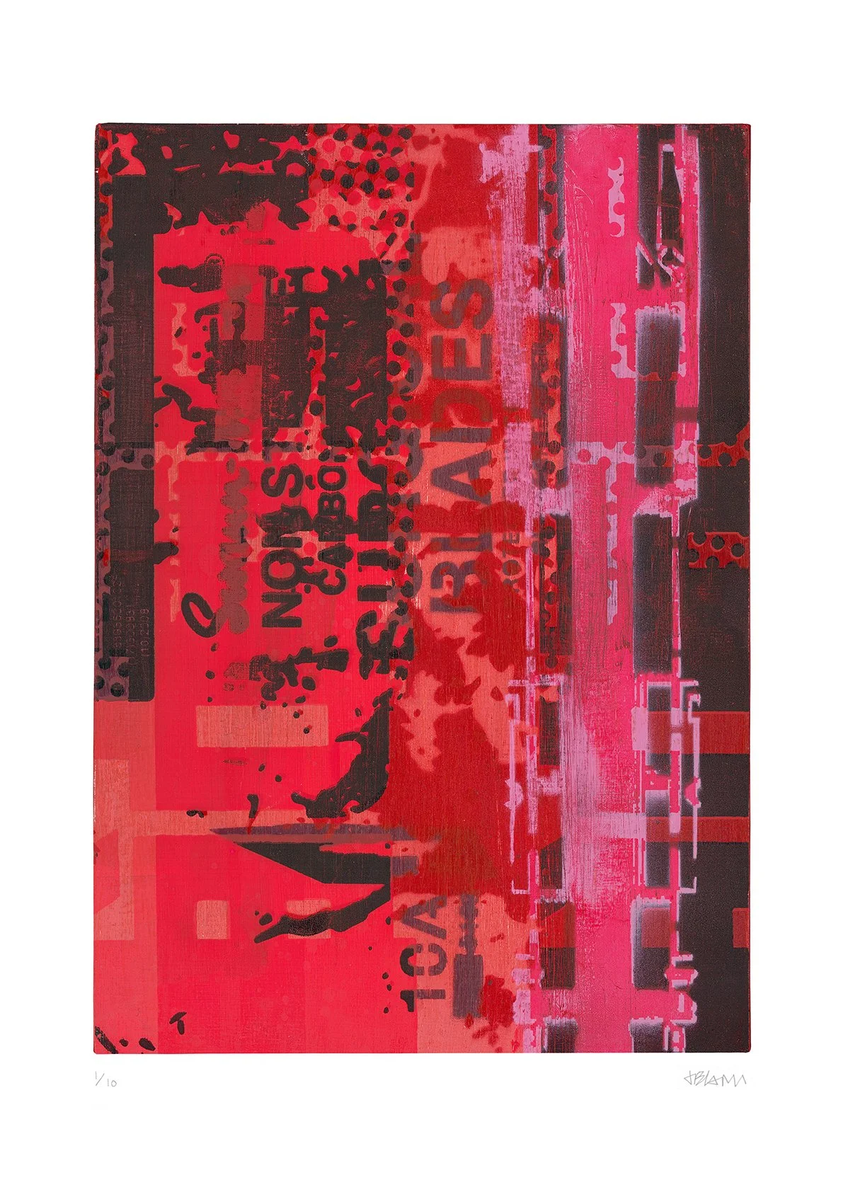 "Choose DIY and wondering who the fuck you are on a Sunday morning" Limited Giclee edition of Original oil paintings by Jack Blam