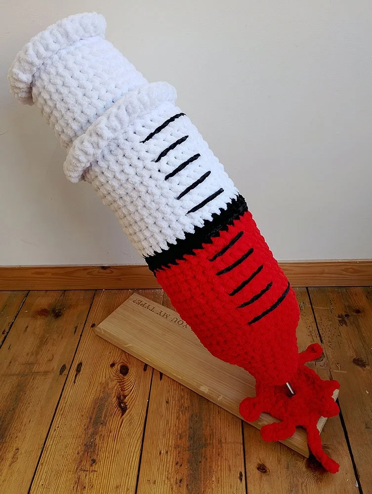 "Are You My Type?" Original Mixed Media Artwork by Katfink