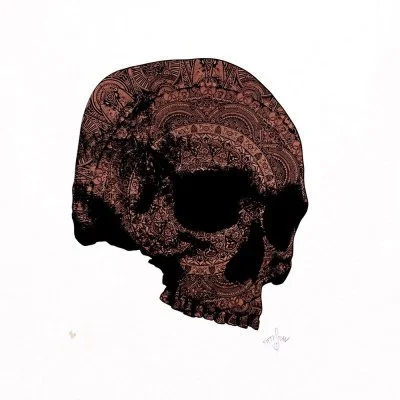 "Skull: Version 3" limited edition screenprint by 57 Design
